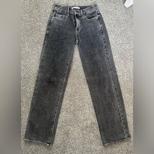PacSun Charcoal/Black Denim Boyfriend Jeans